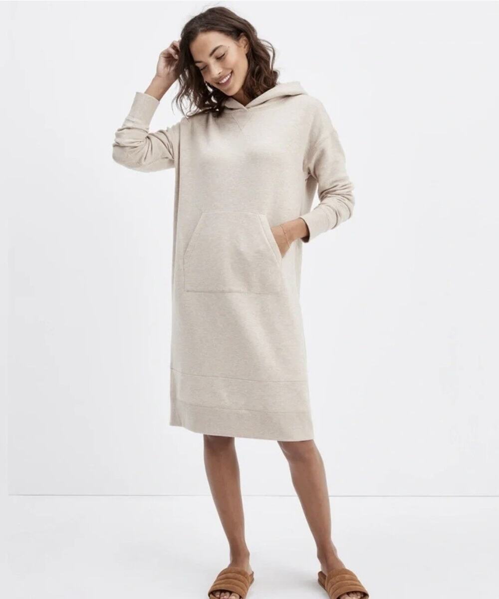 Haven Well Within Hooded Dress Fleece Tan Size S